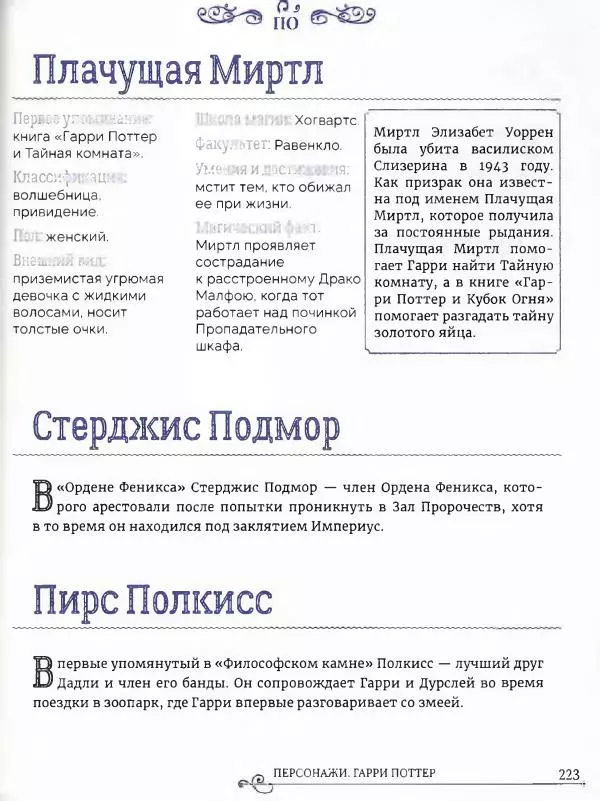  - Гарри Поттер. Персонажи (опт. файл) - Страница № 224