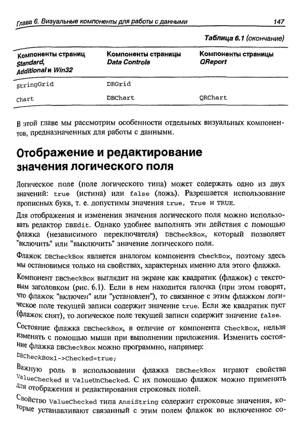 А. Хомоненко - Работа с базами данных в C++ Builder - Страница № 153 А. Хомоненко - Работа с базами данных в C++ Builder - Страница № 153