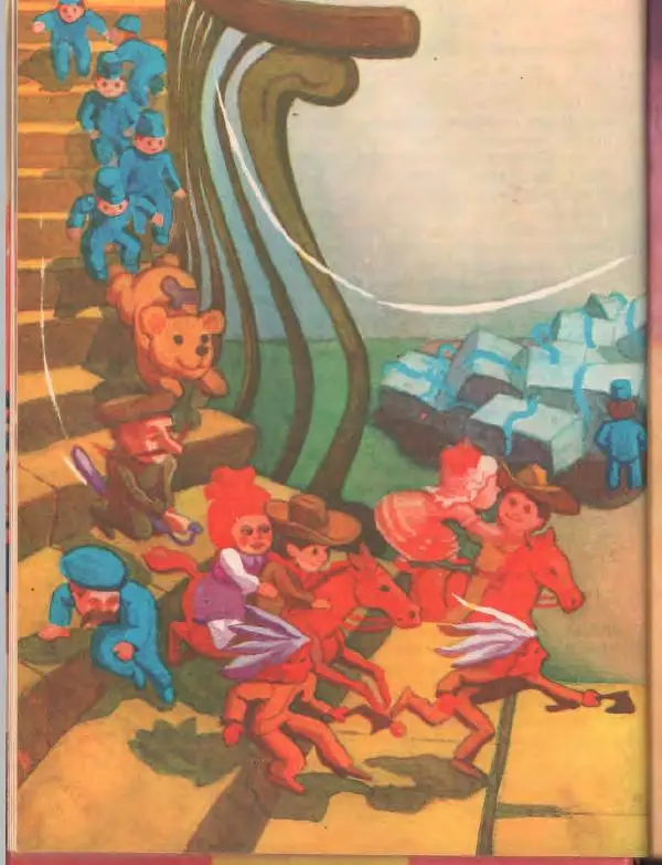 Джанни Родари - Путешествие Голубой Стрелы. Джельсомино в Стране лжецов - Страница № 30