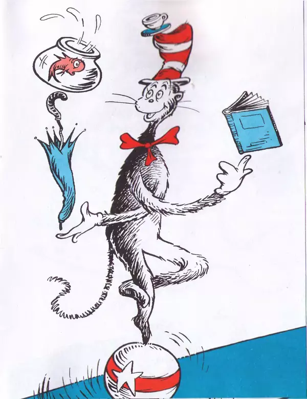  Доктор Сьюз - Кот в шляпе - Страница № 20