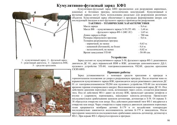  Автор неизвестен - Информационно-справочный материал по инженерным боеприпасам - Страница № 86