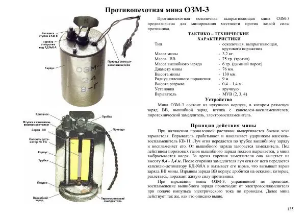  Автор неизвестен - Информационно-справочный материал по инженерным боеприпасам - Страница № 135