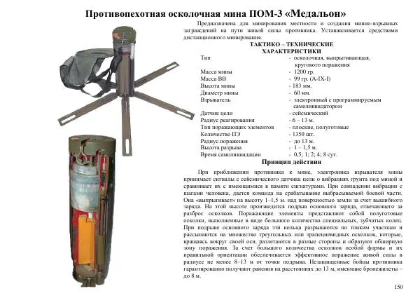  Автор неизвестен - Информационно-справочный материал по инженерным боеприпасам - Страница № 150