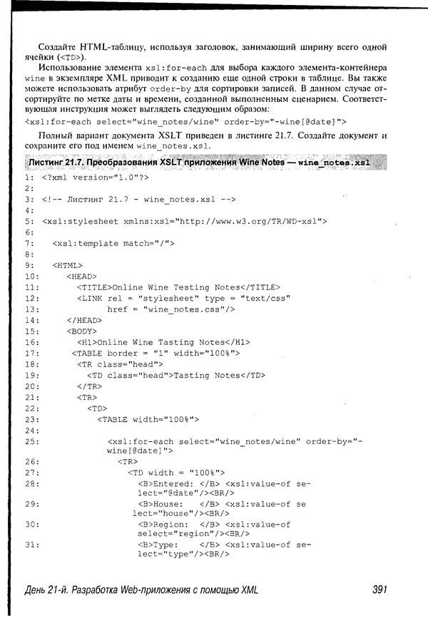 Деван Шеперд - Освой самостоятельно XML за 21 день - Страница № 382