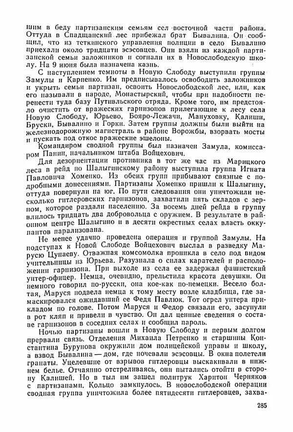Владимир Замлинский - Ковпак С. А. Воспоминания, очерки, статьи - Страница № 287