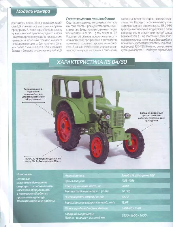 журнал Тракторы: история, люди, машины - IFA RS 04/30 - Страница № 6 журнал Тракторы: история, люди, машины - IFA RS 04/30 - Страница № 6