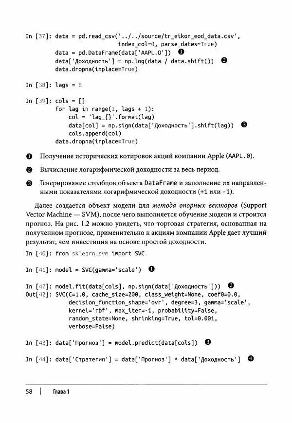 Ив Хилпиш - Python для финансовых расчетов - Страница № 59