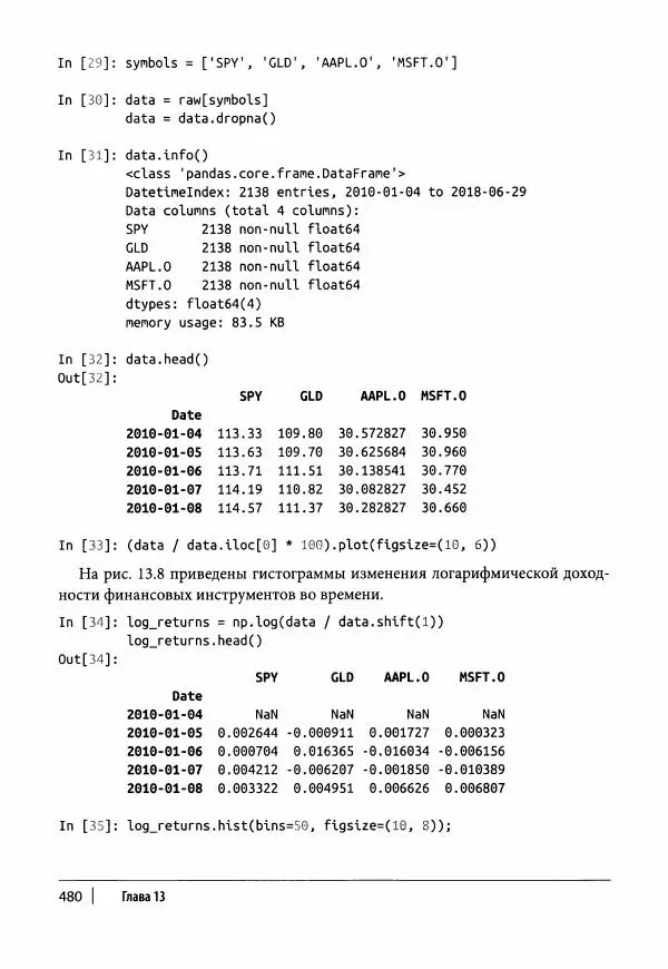 Ив Хилпиш - Python для финансовых расчетов - Страница № 481