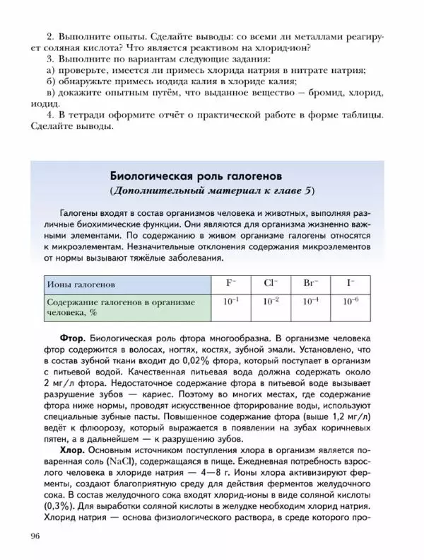 Н. Кузнецова - Химия. 9 класс - Страница № 96