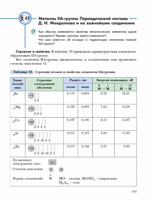 Н. Кузнецова - Химия. 9 класс - Страница № 241