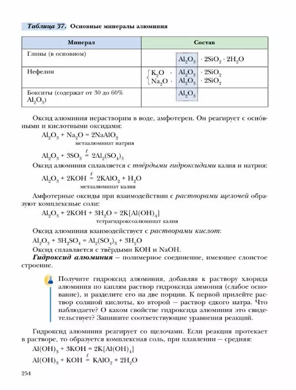 Н. Кузнецова - Химия. 9 класс - Страница № 254