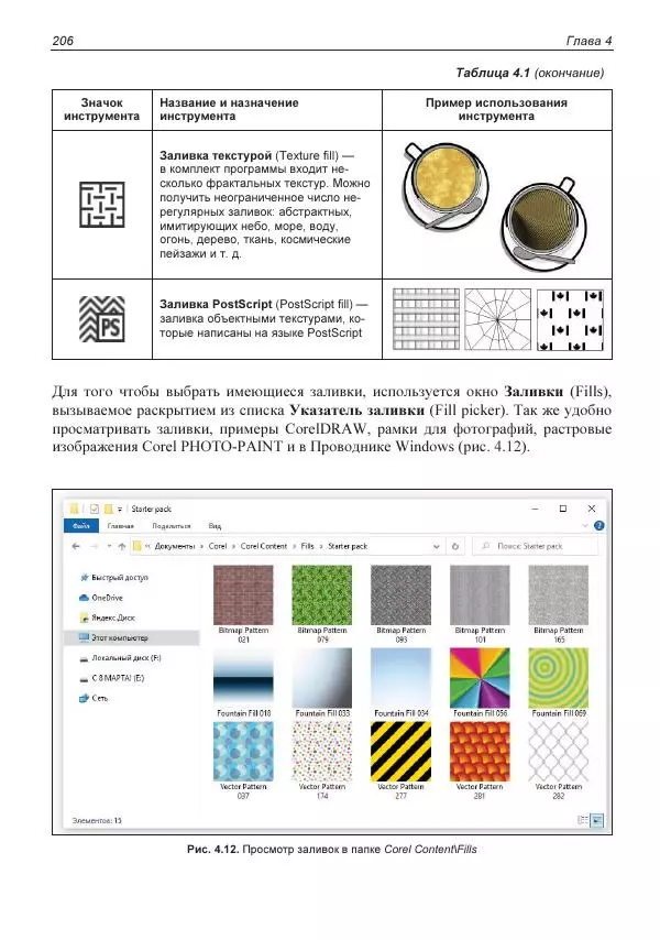 Е. Яковлева - Самоучитель CorelDRAW 2021 - Страница № 206