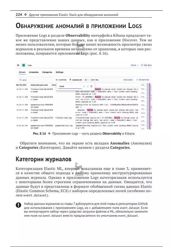 Рич Кольер - Машинное обучение в Elastic Stack - Страница № 225