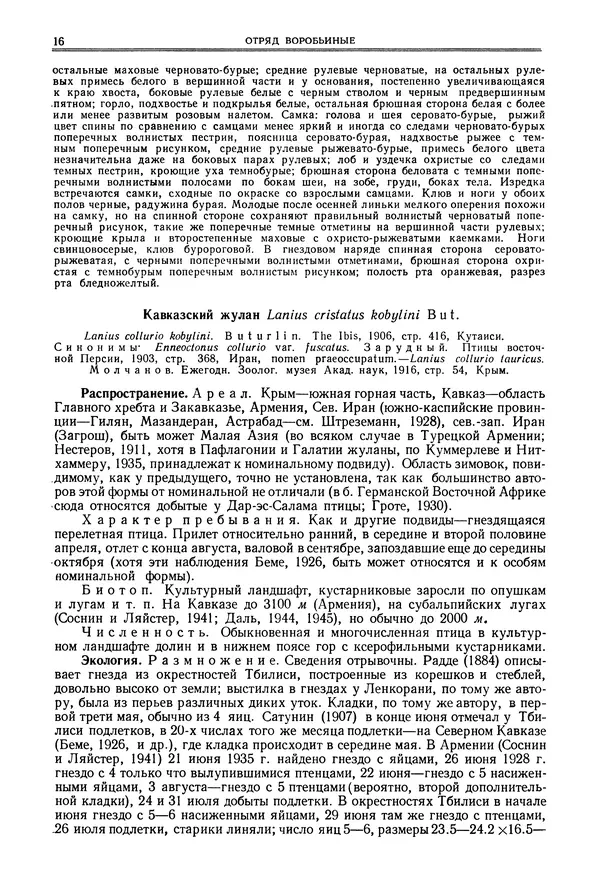  Коллектив авторов - Птицы Советского Союза. Том 6 - Страница № 16