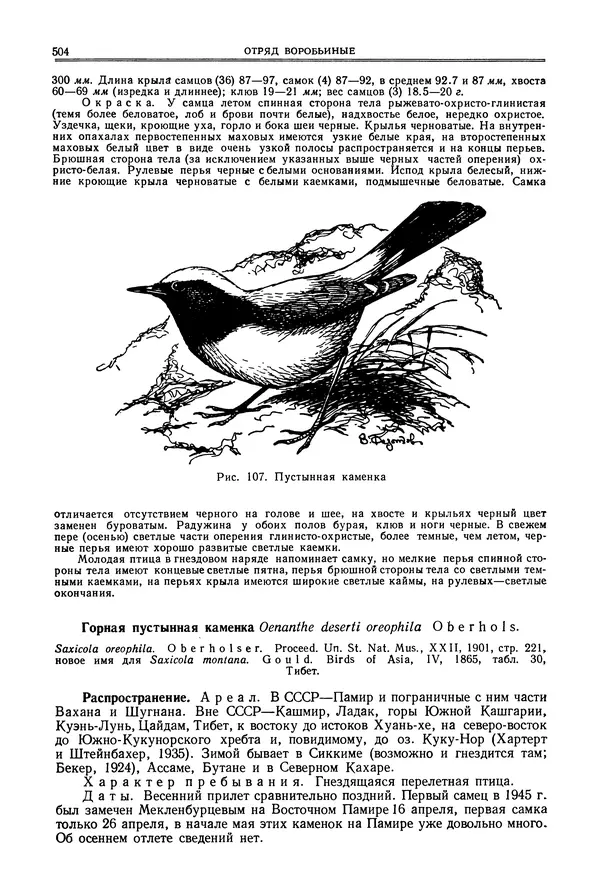  Коллектив авторов - Птицы Советского Союза. Том 6 - Страница № 504