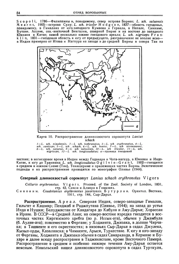  Коллектив авторов - Птицы Советского Союза. Том 6 - Страница № 54