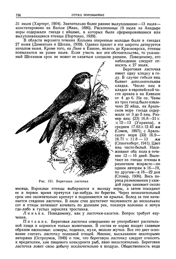  Коллектив авторов - Птицы Советского Союза. Том 6 - Страница № 736