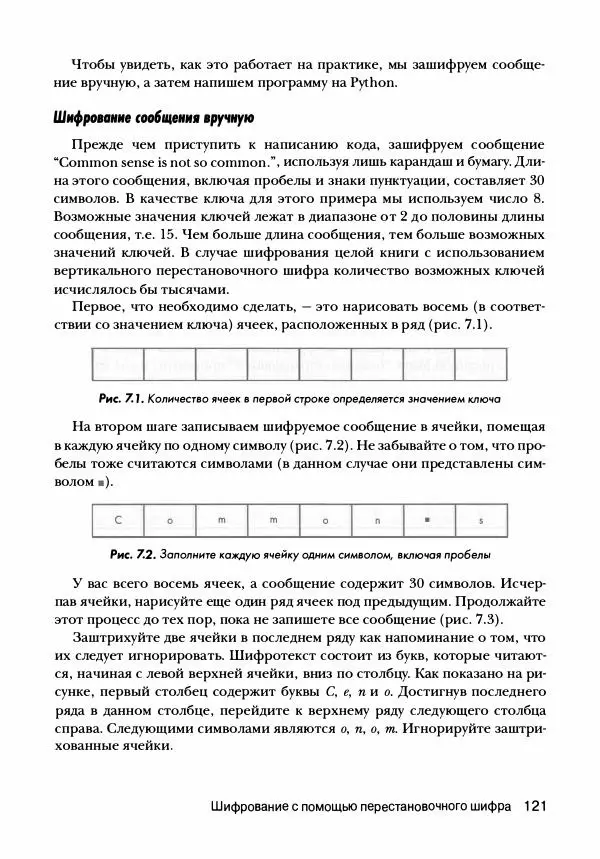 Эл Свейгарт - Криптография и взлом шифров на Python - Страница № 122