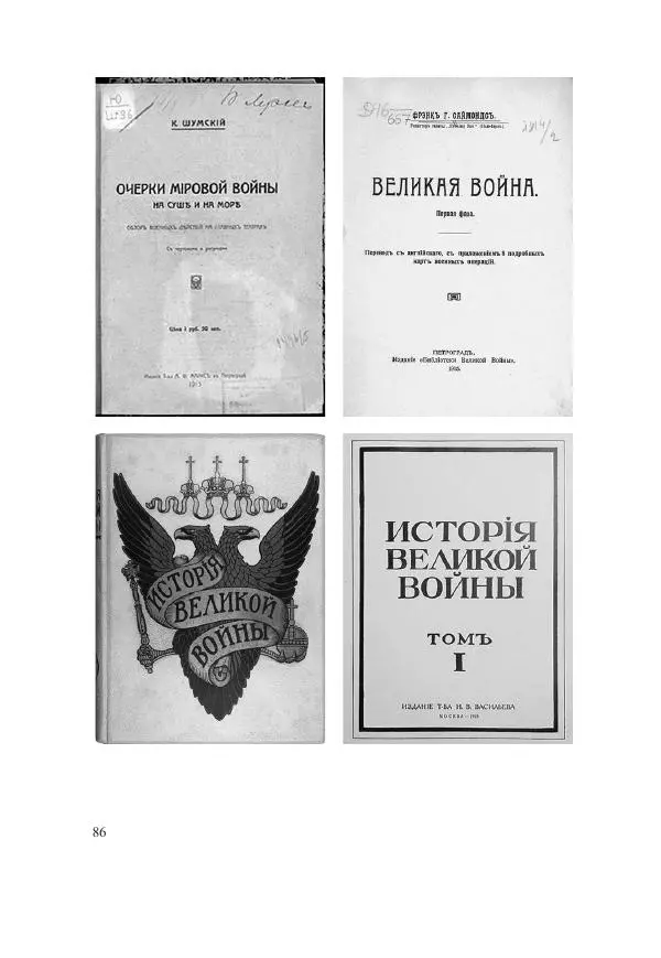 Ирина Чикалова - (Не)забытая война: Первая мировая война в документах, публицистике, воспоминаниях и исследованиях современников (1914-1941) - Страница № 87