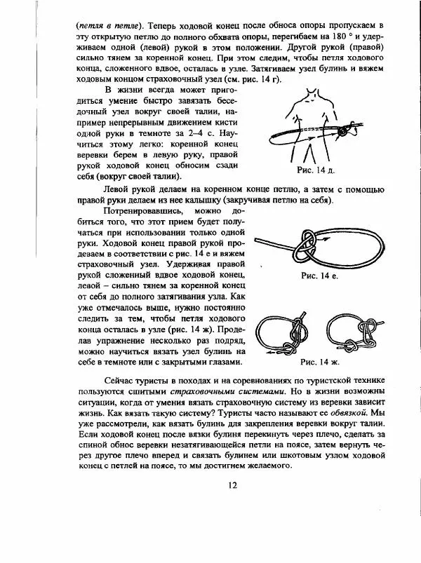 А. Шамов - Способы и схемы вязки узлов и их применение в туристской технике - Страница № 12