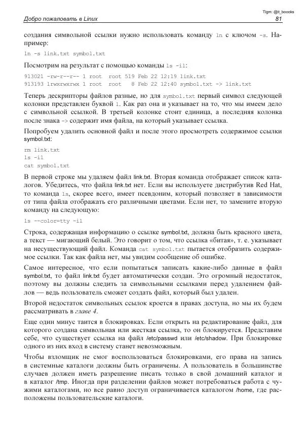 Михаил Флёнов - Linux глазами хакера - Страница № 82