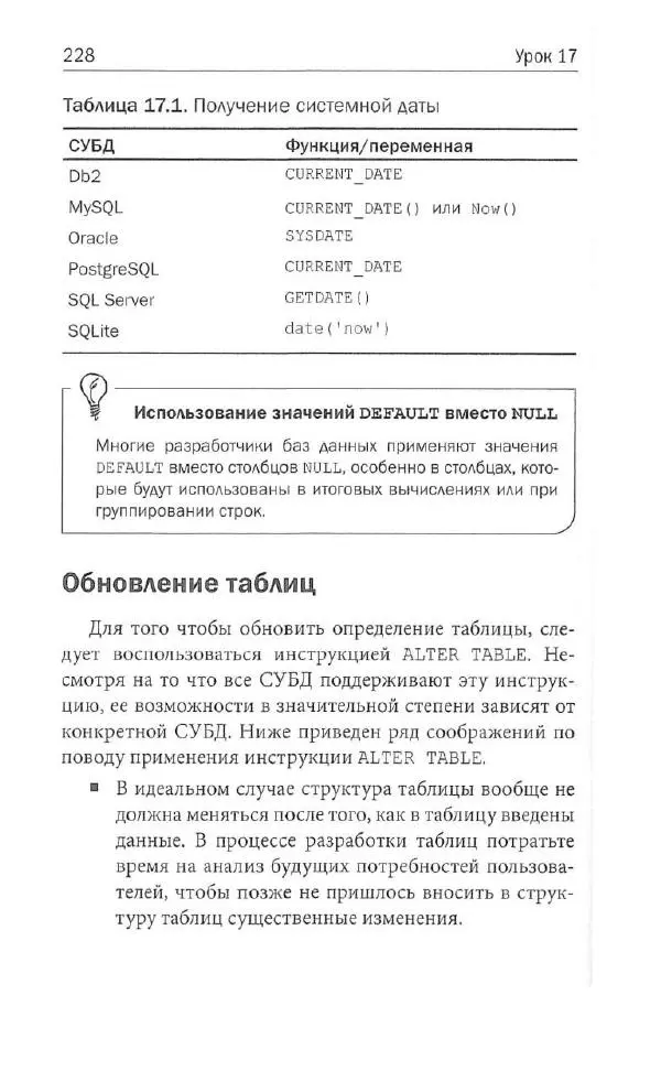 Бен Форта - SQL за 10 минут - Страница № 220