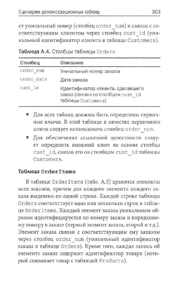 Бен Форта - SQL за 10 минут - Страница № 292