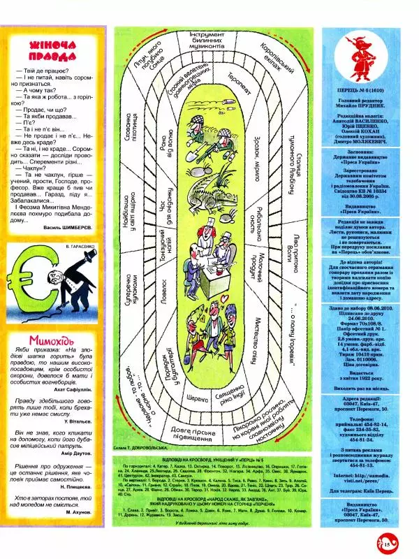 Михайло Прудник - Перець 2010 №06 - Страница № 15