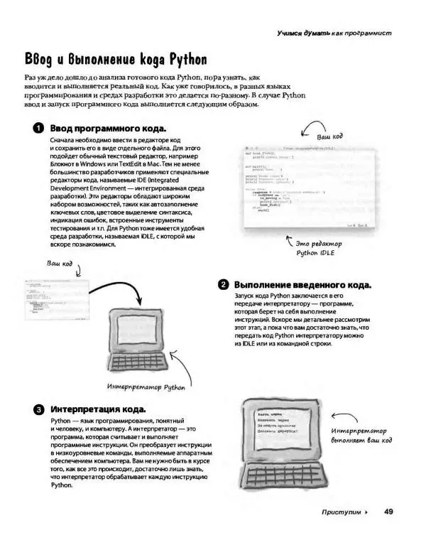 Эрик Фримен - Учимся программировать с примерами на Python - Страница № 50