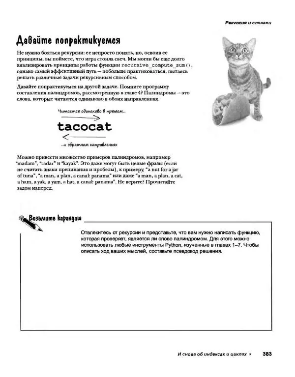 Эрик Фримен - Учимся программировать с примерами на Python - Страница № 384