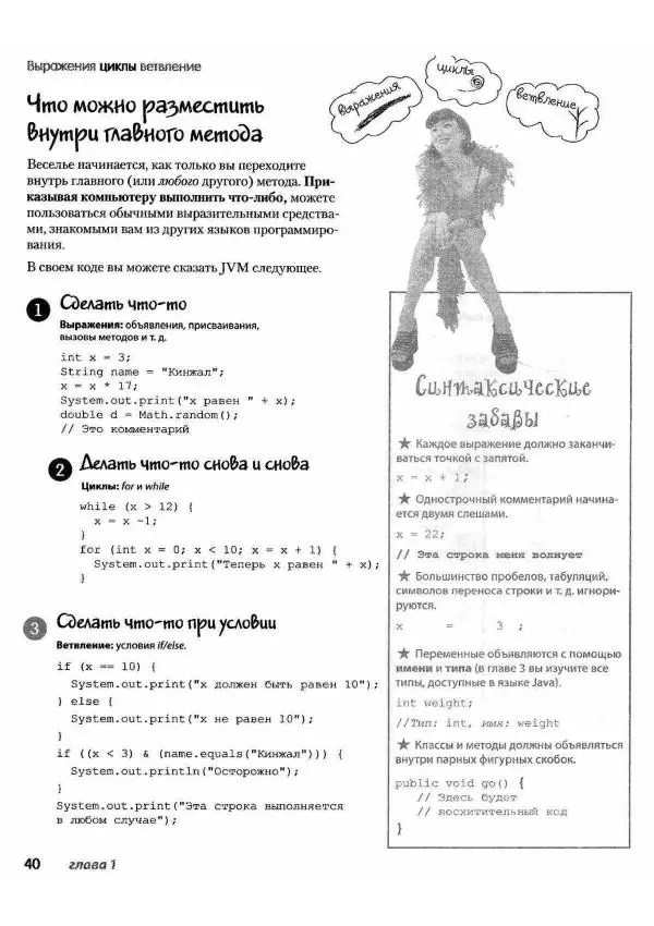 Кэти Сьерра - Изучаем Java - Страница № 37