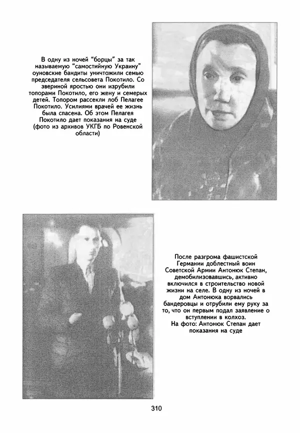 Сборник Статей - Документы изобличают (Сборник документов и материалов о сотрудничестве украинских националистов со спецслужбами фашистской Германии) - Страница № 311