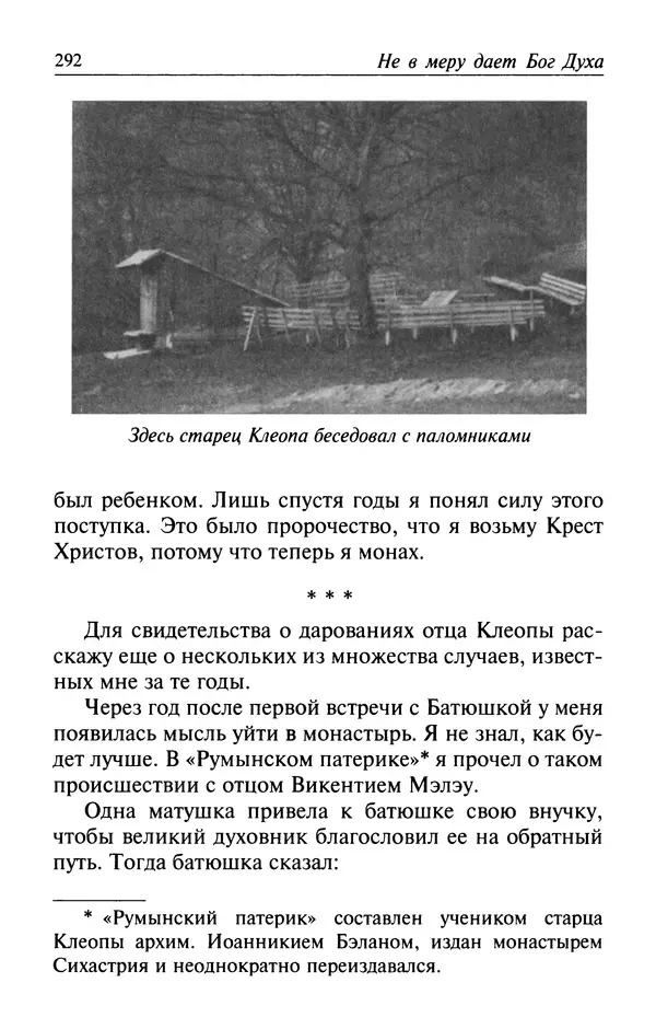  Автор неизвестен - Великий старец Клеопа, румынский чудотворец - Страница № 293