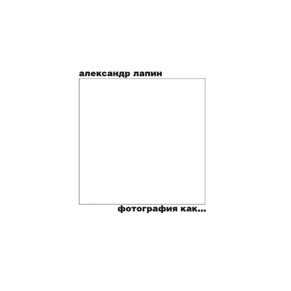 Александр Лапин - Фотография как - Страница № 2