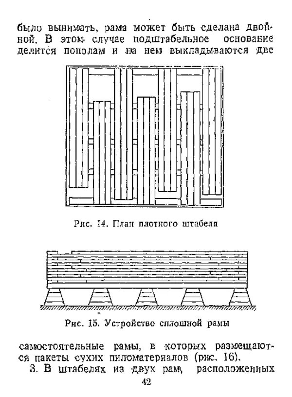  Автор неизвестен - Инструкция по естественной сушке и хранению хвойных пиломатериалов на открытых складах - Страница № 43