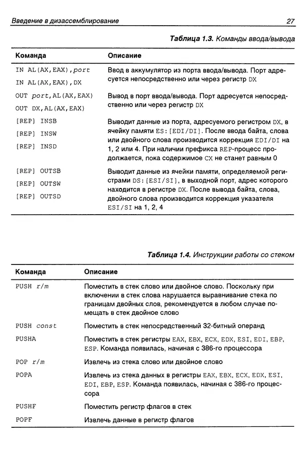 Владислав Пирогов - Ассемблер и дизассемблирование - Страница № 36