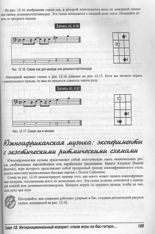 Патрик Пфайффер - Бас-гитара для "чайников" - Страница № 185 Патрик Пфайффер - Бас-гитара для "чайников" - Страница № 185