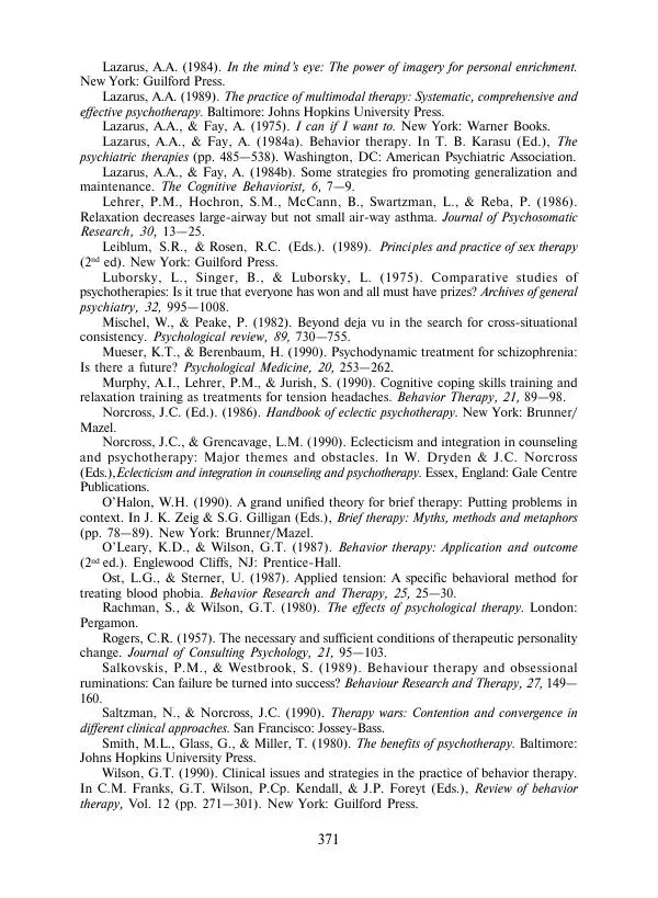 Коллектив авторов Психология - Эволюция психотерапии. Том 2 - Страница № 371