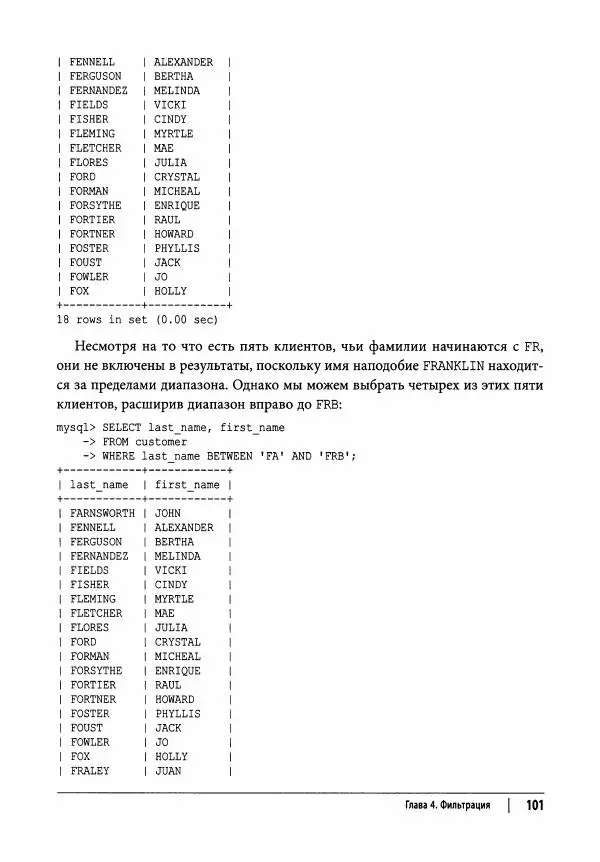 Алан Болье - Изучаем SQL. Генерация, выборка и обработка данных - Страница № 102