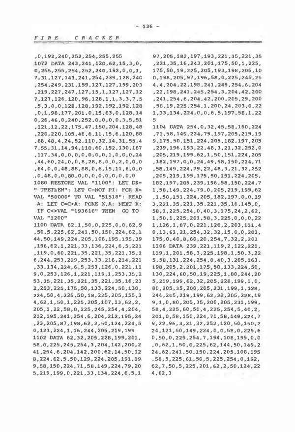 КулЛиб.   Коллектив авторов - Персональный компьютер ZX-SPECTRUM. Игры на Бейсике своими руками. Страница № 137