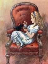 Книга - Льюис  Кэрролл - Алиса в Зазеркалье / с цветными иллюстрациями - читать